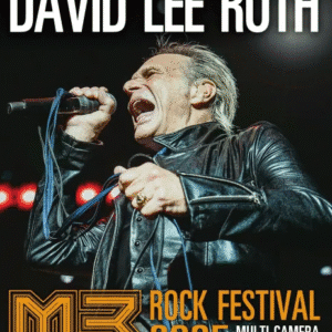 Singer performing at M3 Rock Festival 2025.