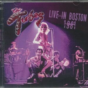 Band performing live on stage in 1981.