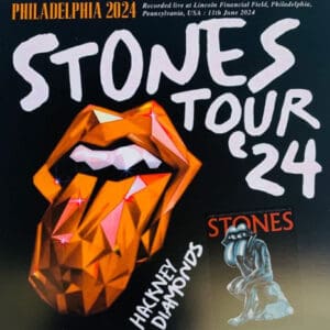 Stones Tour '24 poster with diamond tongue.