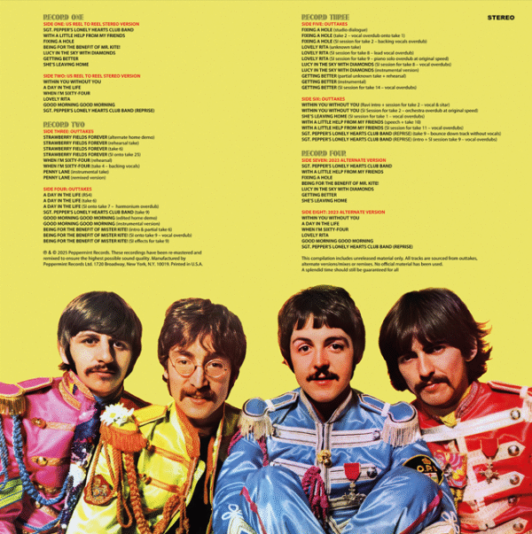 BEATLES - SGT. PEPPER'S LONE HEARTS CLUB BAND U.S. ALBUM COLLECTION 4 LP - Image 2