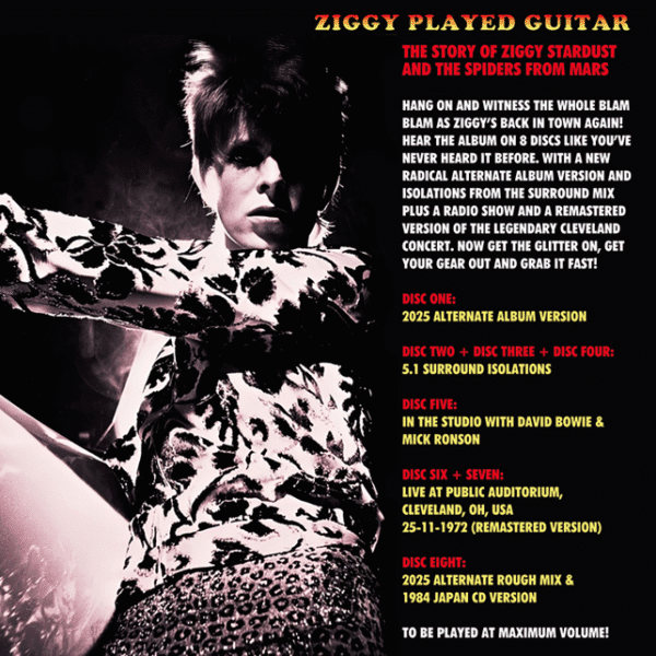 DAVID BOWIE - ZIGGY PLAYED GUITAR 8 CD BOX SET - Image 2