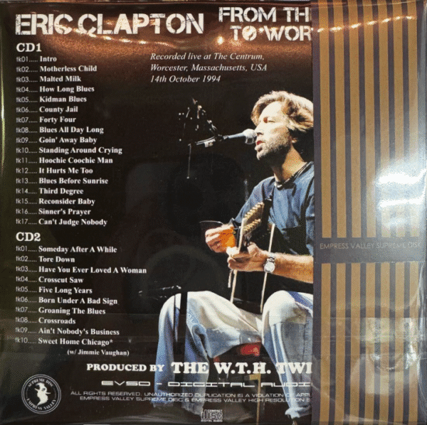 ERIC CLAPTON - FROM THE CRADLE TO WORCHESTER - 2 CD - Image 2