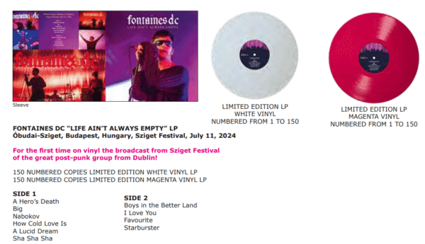 FONTAINES D.C. - LIFE AIN'T ALWAYS EMPTY - WHITE LP - Image 2