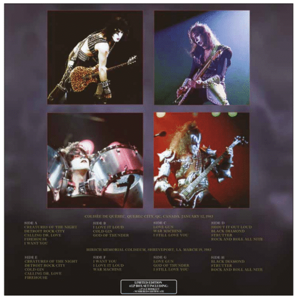 KISS - KRONICLES OF ANOTHER NIGHT - 4 LP LIPSTICK RED BOX SET - Image 3
