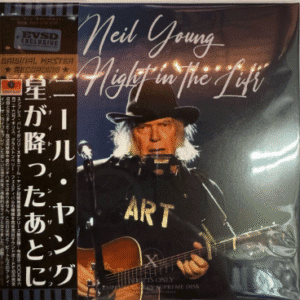 Musician with guitar on album cover.