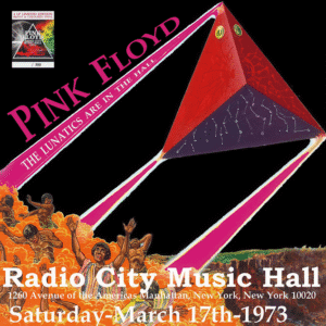 Pink Floyd concert poster, Radio City 1973.