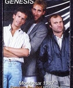 Genesis band members in Montreux 1987 DVD.