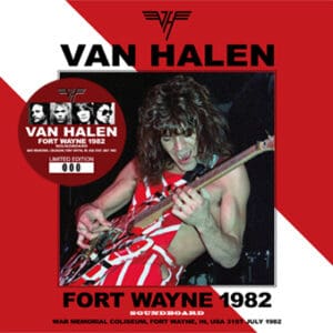 Van Halen concert poster, Fort Wayne 1982.