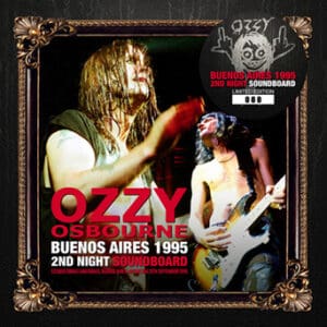 Ozzy Osbourne Buenos Aires 1995 concert poster.