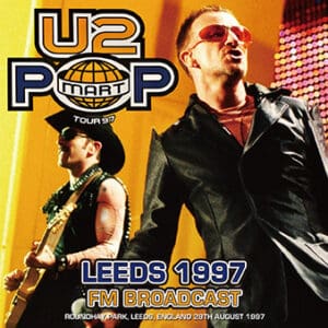U2 PopMart Tour 1997, Leeds concert poster.