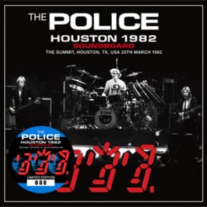 The Police Houston 1982 concert cover.