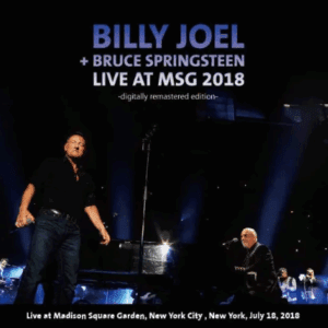 Billy Joel and Bruce Springsteen performing live at MSG 2018.