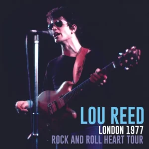 Lou Reed performing live in London, 1977.