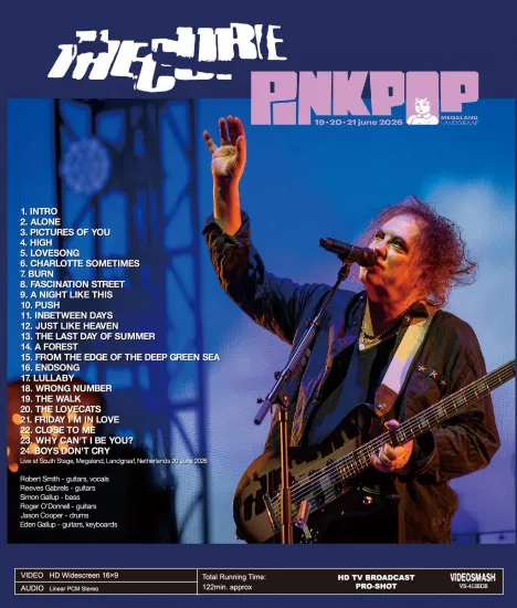 CURE - PINKPOP FESTIVAL 2026 (BLU-RAY-R) - Image 2