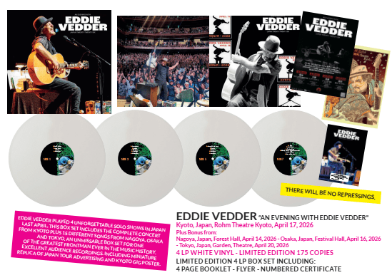 EDDIE VEDDER - AN EVENING WITH EDDIE VEDDER (4 LP) - Image 4